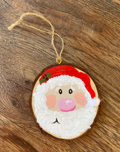 Load image into Gallery viewer, Santa Wood Ornament
