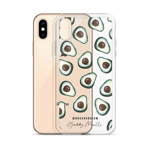 Avocado Pattern iPhone Case