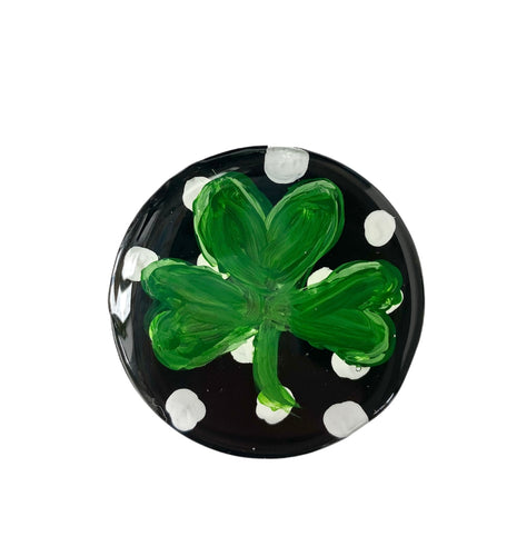 Polka Dot Shamrock Phone Grip