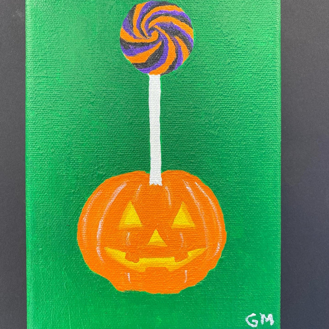 Pumpkin Lollipop