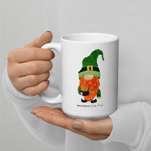 Load image into Gallery viewer, Irish Gnome White glossy mug