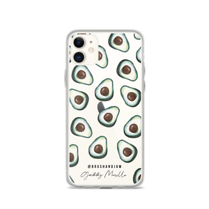 Avocado Pattern iPhone Case