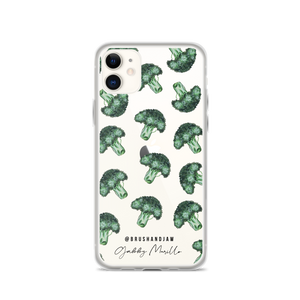 Broccoli Pattern iPhone Case