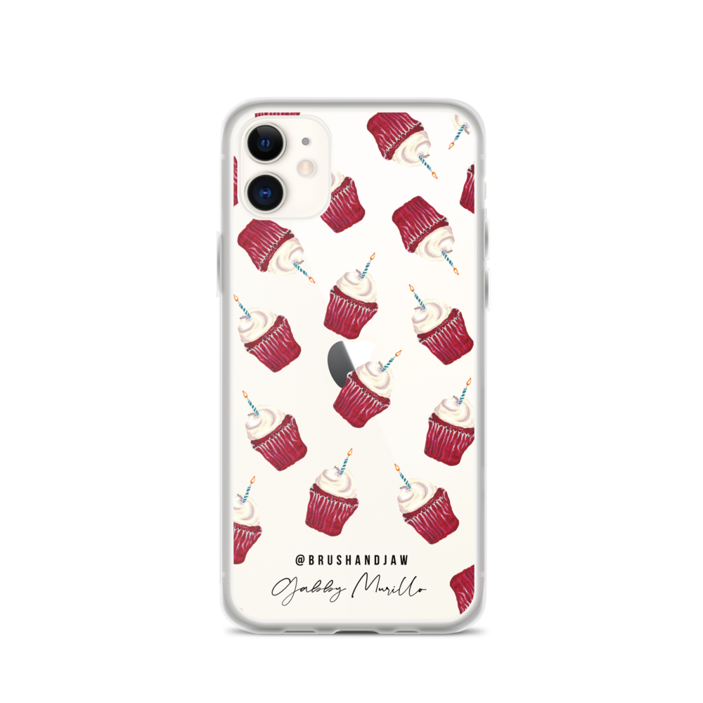 Cupcake Pattern iPhone Case