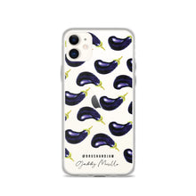 Load image into Gallery viewer, Eggplant Pattern iPhone Case