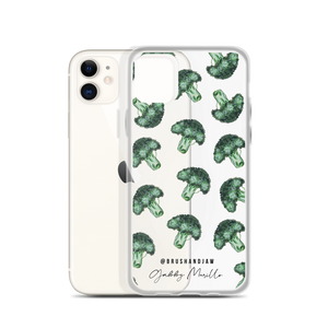 Broccoli Pattern iPhone Case