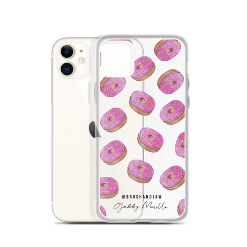 Donut Pattern iPhone Case
