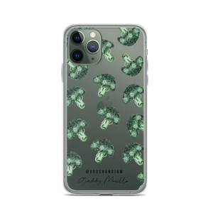 Broccoli Pattern iPhone Case