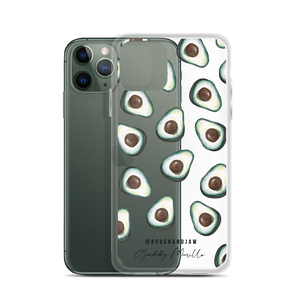 Avocado Pattern iPhone Case