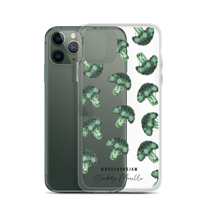 Broccoli Pattern iPhone Case