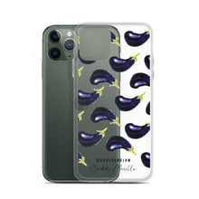 Load image into Gallery viewer, Eggplant Pattern iPhone Case