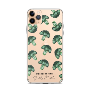 Broccoli Pattern iPhone Case