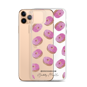 Donut Pattern iPhone Case