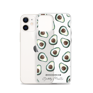 Avocado Pattern iPhone Case