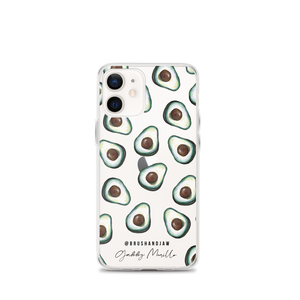Avocado Pattern iPhone Case