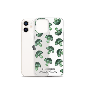 Broccoli Pattern iPhone Case