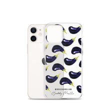 Load image into Gallery viewer, Eggplant Pattern iPhone Case
