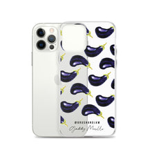 Load image into Gallery viewer, Eggplant Pattern iPhone Case