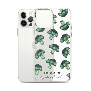 Broccoli Pattern iPhone Case