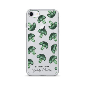 Broccoli Pattern iPhone Case
