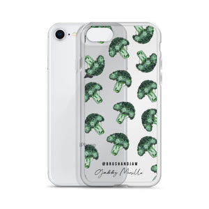 Broccoli Pattern iPhone Case