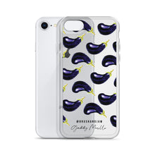 Load image into Gallery viewer, Eggplant Pattern iPhone Case