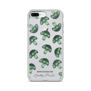 Broccoli Pattern iPhone Case
