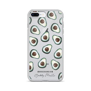 Avocado Pattern iPhone Case