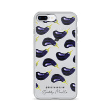 Load image into Gallery viewer, Eggplant Pattern iPhone Case