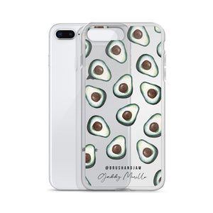 Avocado Pattern iPhone Case