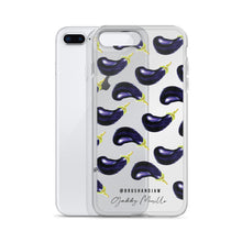 Load image into Gallery viewer, Eggplant Pattern iPhone Case