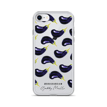 Load image into Gallery viewer, Eggplant Pattern iPhone Case