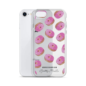 Donut Pattern iPhone Case