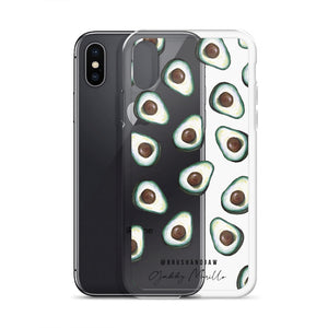 Avocado Pattern iPhone Case