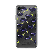 Load image into Gallery viewer, Eggplant Pattern iPhone Case