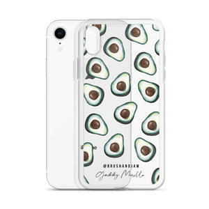 Avocado Pattern iPhone Case