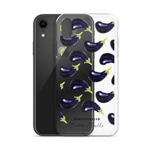Load image into Gallery viewer, Eggplant Pattern iPhone Case