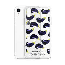 Load image into Gallery viewer, Eggplant Pattern iPhone Case