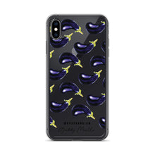 Load image into Gallery viewer, Eggplant Pattern iPhone Case