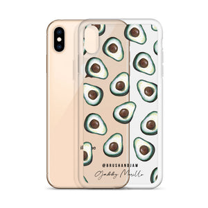Avocado Pattern iPhone Case