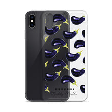 Load image into Gallery viewer, Eggplant Pattern iPhone Case