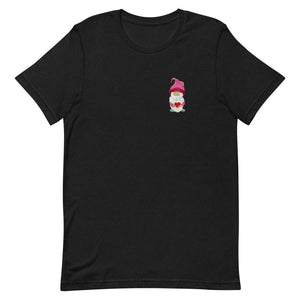 Valentines Gnome Short-Sleeve Unisex T-Shirt