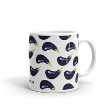 Load image into Gallery viewer, Eggplant Pattern Mug